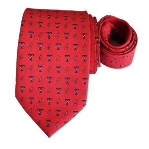 VINEYARD VINES Special Taft School Club Men's Tie RED - WIDTH: 3.50" LENGTH: 58"